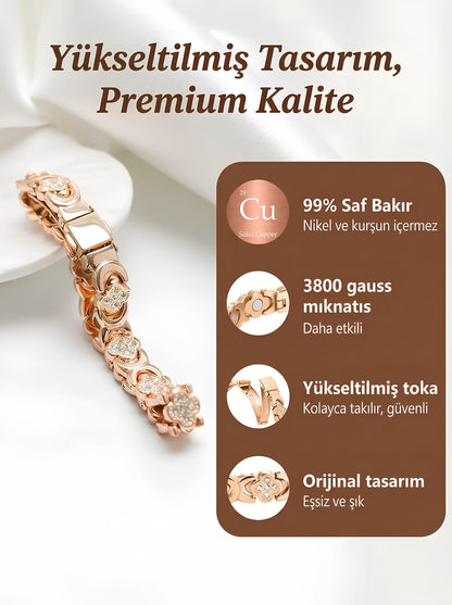 Saha Saf Bakır Bileklik